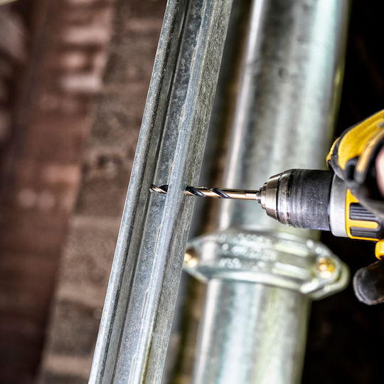 DEWALT Комплект 19 Диамантени Свредла HSS с Цилиндрична Опашка за Метал