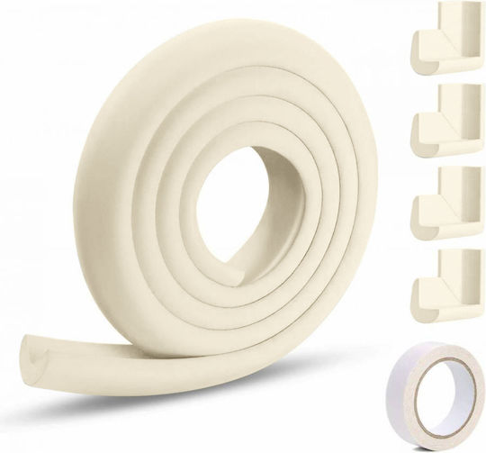 Olympus Round Protective Surfaces with Sticker made of Foam in Beige Color 200εκ. 5pcs