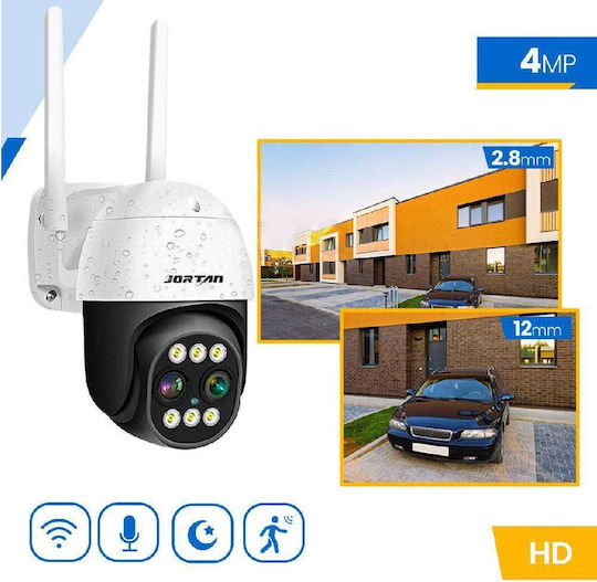 Jortan JT-8186XM IP Κάμερα Παρακολούθησης Wi-Fi Full HD 1080p Αδιάβροχη με Ηχείο