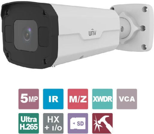 Uniview IPC2325SB-DZK-I0 IP Камера за наблюдение Full HD+ 5MP Водоустойчива с Обектив 2.7-13.5мм