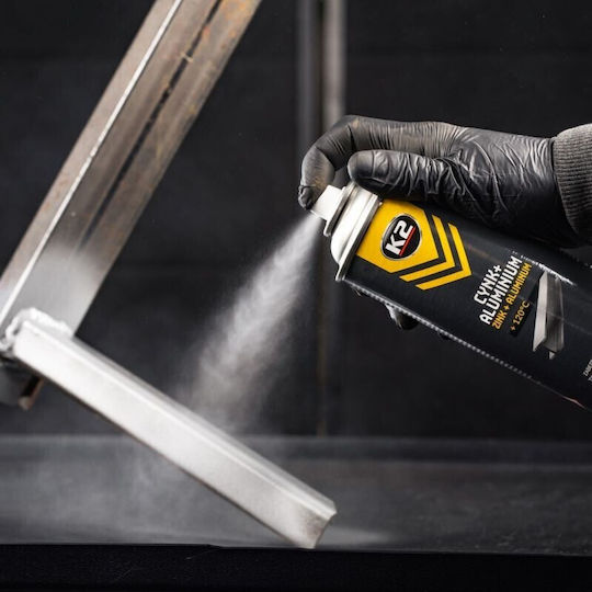 K2 Спрей Галванизация Zinc Aluminium Сребърен 400мл