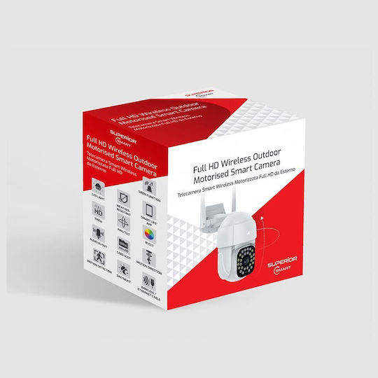 Superior Electronics IP Κάμερα Παρακολούθησης Wi-Fi Full HD 1080p Αδιάβροχη με Αμφίδρομη Επικοινωνία