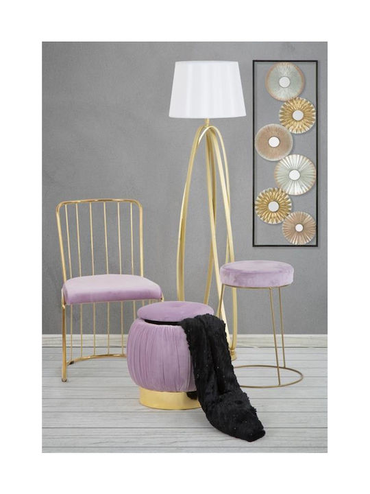 Mauro F Multicolour Wall Decor Made of Metallic 31x1.8x90cm