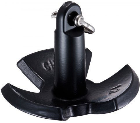 Vevor River Anchor 12 Lbs Cast Iron Black Coating & Ring Hmdpzt12b000edc67v0