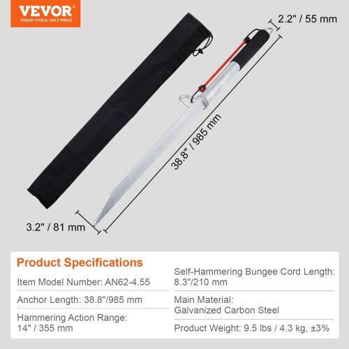 Vevor 36" Sand Anchor for Boats Jet Ski Zcxcsmdxg36yomsmvv0