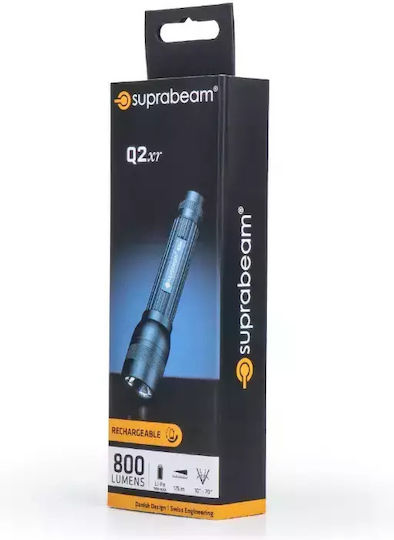 Suprabeam Lanternă LED IPX4 cu Luminozitate Maximă 450lm Gri