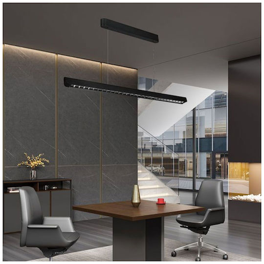 V-TAC LED Γραμμικό Φωτιστικό Οροφής 36W Θερμό Λευκό IP20 Μ122.7xΒ6xΥ5εκ.