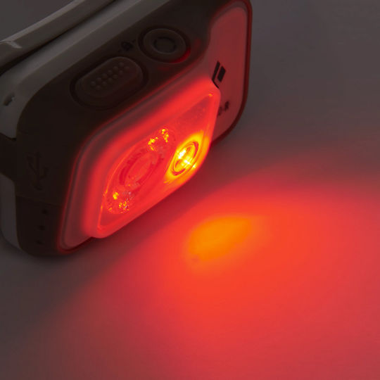 Black Diamond Rechargeable Headlamp LED IP67 with Maximum Brightness 350lm Cosmo 350-R White