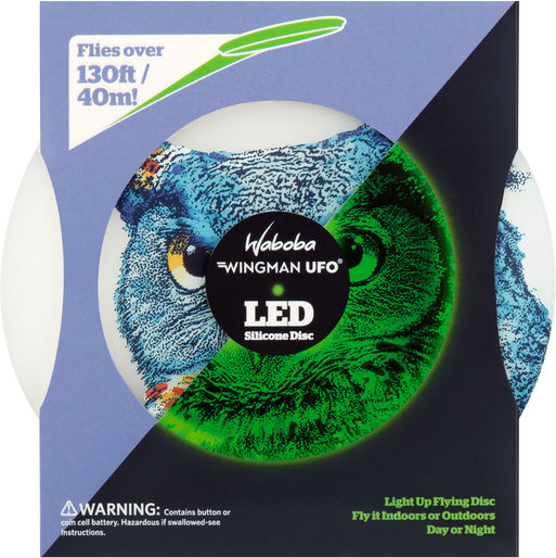 Waboba Wingman Frisbee Silicone with Diameter 15.2 cm Blue