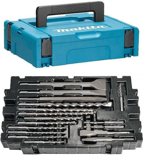 Makita Σετ 17 Διαμαντοτρύπανα με SDS Plus Στέλεχος για Δομικά Υλικά και Μέταλλο