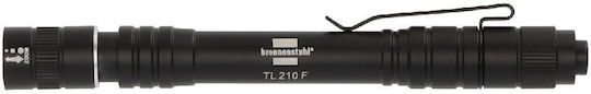 Brennenstuhl Taschenlampe LED IP44 mit maximaler Helligkeit 180lm Luxpremium Schwarz