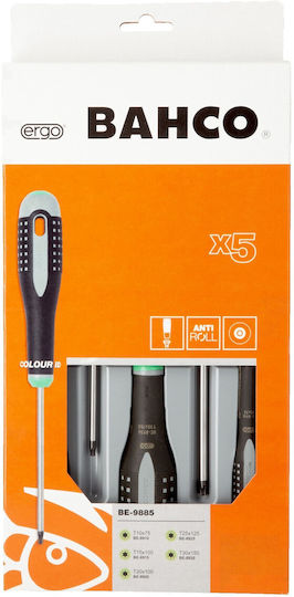 Ergo Screwdriver Set 5 Pcs T10 T15 T20 T25 T30