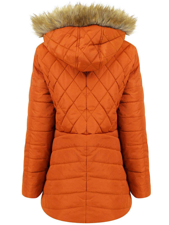 Tokyo Laundry Jacket Puffer Cinnamon Stick Brown