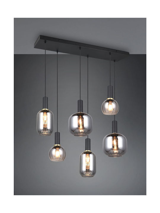 Trio Lighting Pendant Light Black 35x150cm