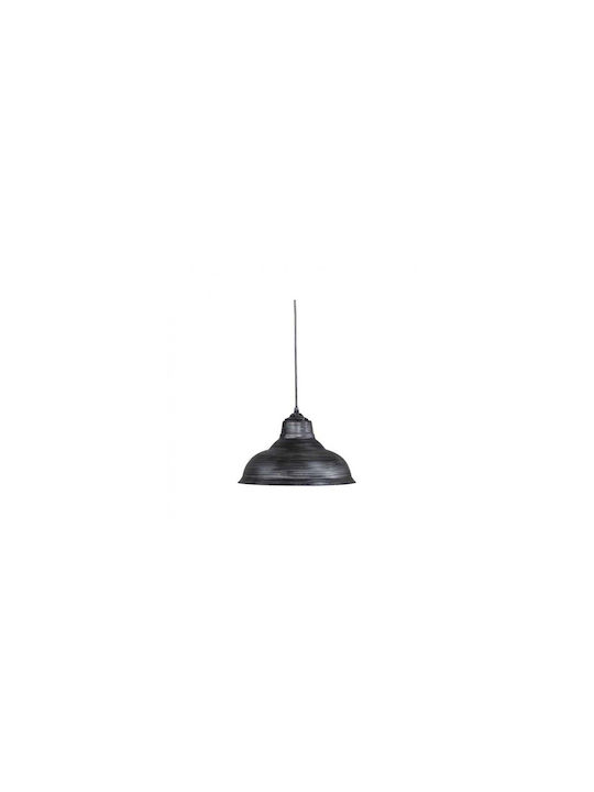 Heronia Public 1L Pendant Light Silver Bell with Socket E27 28.5cm