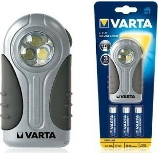 Varta Φακός LED με Μέγιστη Φωτεινότητα 28lm Silver Light