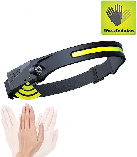 Hurtel Rechargeable LED Head Flash Light IPX4 with Maximum Brightness 350lm Lamp