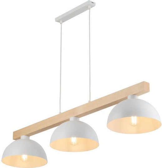 TK Lighting Oslo Hängelampe Weiß