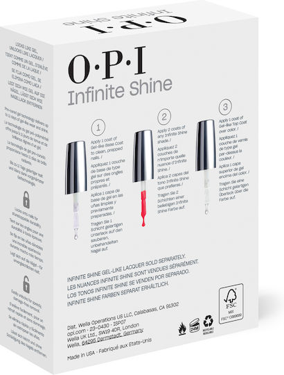 OPI Infinite Shine Топ покритие за Обикновени Лакове 15мл