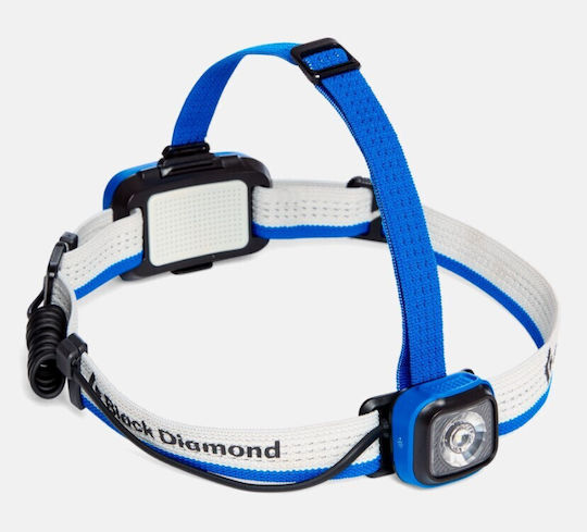 Black Diamond Rechargeable Headlamp LED IPX4 with Maximum Brightness 500lm Sprinter 3xAAA Black