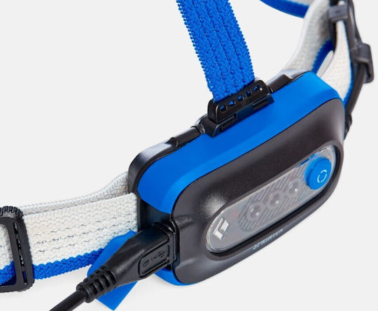 Black Diamond Rechargeable Headlamp LED IPX4 with Maximum Brightness 500lm Sprinter 3xAAA Black