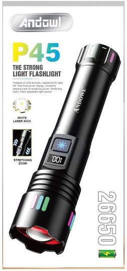 Andowl Επαναφορτιζόμενος Φακός LED IP43