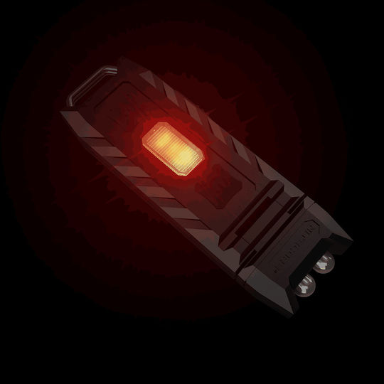 NiteCore Επαναφορτιζόμενος Φακός Μπρελόκ LED με Μέγιστη Φωτεινότητα 85lm Thumb Ενσωματωμένη