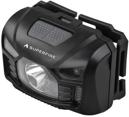 Superfire Επαναφορτιζόμενος Φακός Κεφαλής LED IP44 με Μέγιστη Φωτεινότητα 500lm