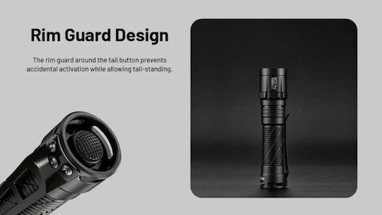NiteCore Pro Επαναφορτιζόμενος Φακός LED IP68 με Μέγιστη Φωτεινότητα 1800lm Mt2c Pro