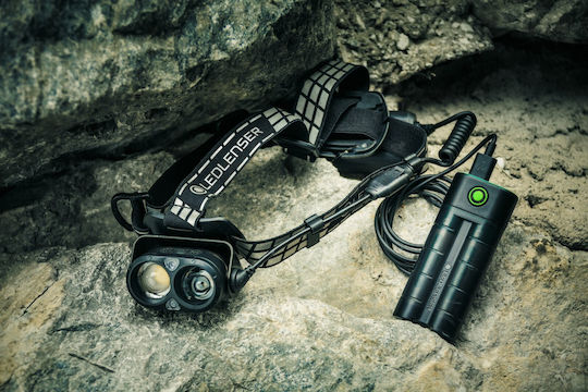 LedLenser Rechargeable Headlamp LED IP68 with Maximum Brightness 4000lm H19r Signature Black