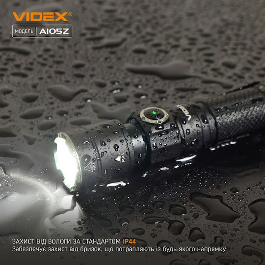 Videx LED IP44 с Максимална Яркост 1200лм VLF-A105Z Черен