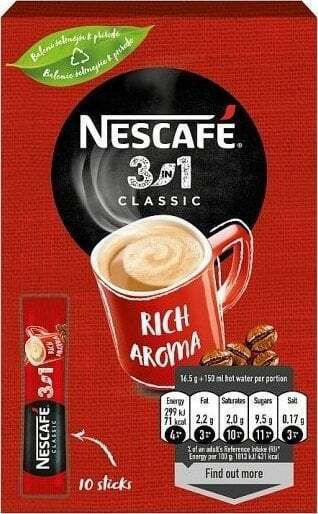 Nescafe Инстантен Кафе 3in1 170гр
