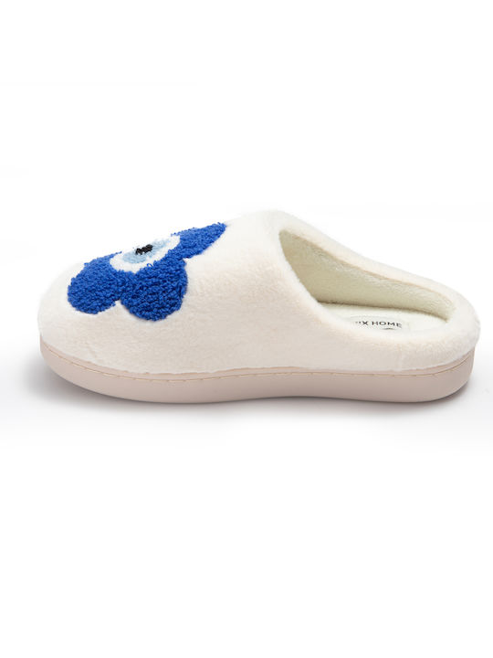 Jomix Anatomical Women's Slippers Λευκό/Μπλε