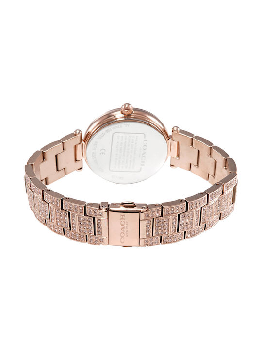 Coach Park Uhr mit Rose Gold Metallarmband