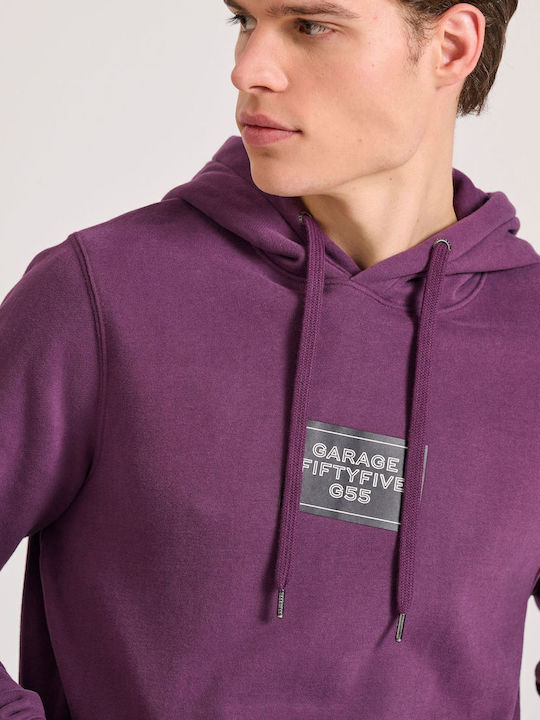 Sweatshirt mit Kapuze Lila