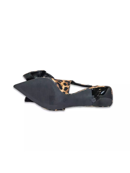 Givana Multicolour Heels Animal Print