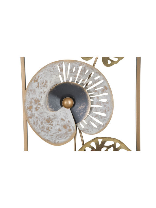 Mauro F Multicolour Wall Decor Made of Metallic 90x5.5x31.2cm