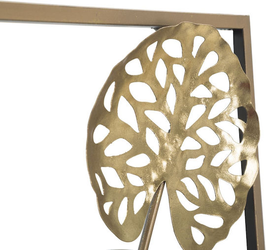 Mauro F Multicolour Wall Decor Made of Metallic 90x5.5x31.2cm