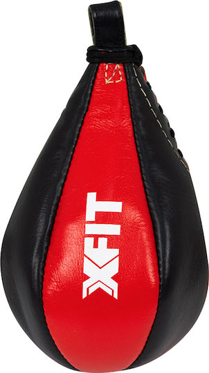 X-FIT Training Pear Leather Speed Punching Bag Black