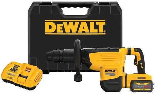 DEWALT Impact Demolition Hammer Battery Brushless 54V 2x9Ah with Chuck SDS Max DCH892X2