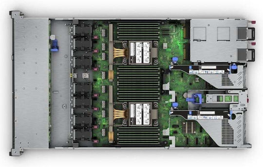 HP Proliant DL360 GEN11 (Xeon 4514Y/64GB DDR5/480GB SSD + 480GB SSD/Kit de alimentare cu sursă de alimentare de 1000W Flex Slot Titanium Hot Plug 2x HPE/Fără sistem de operare)