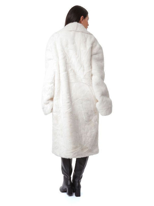 Women's Short Fur White