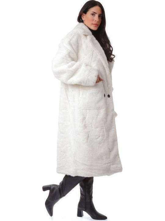 Women's Short Fur White