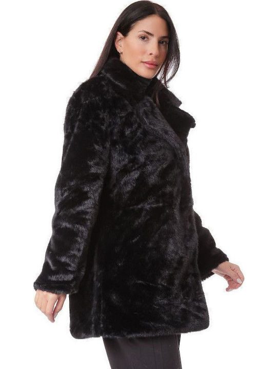 Women's Short Fur Black