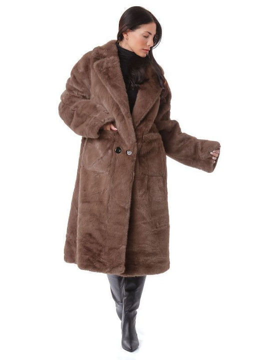 Women's Short Fur Brown