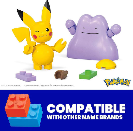 Mega Bloks Παιχνίδι Μινιατούρα Pokemon για 6+ Ετών