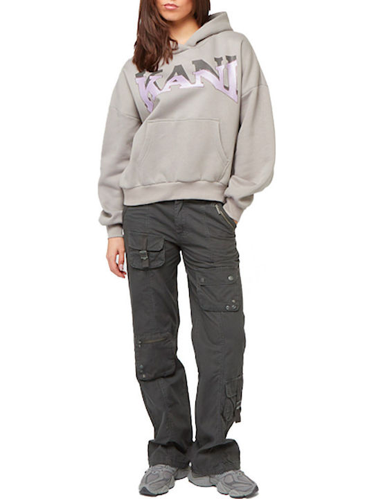 Signature Damen Sweatshirt Kapuzen Light Grey
