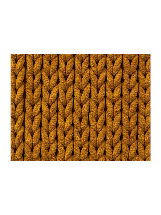 5Five Badematte Synthetisch,Polyester/Cotton/Leather Rechteckig 174727K Mustard 50x120cm