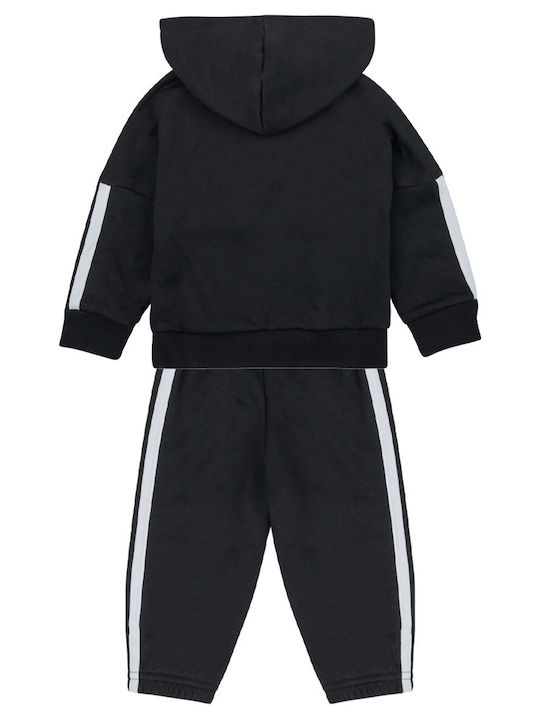 Kids Sweatpants Set Black 2pcs Essentials 3-Stripes