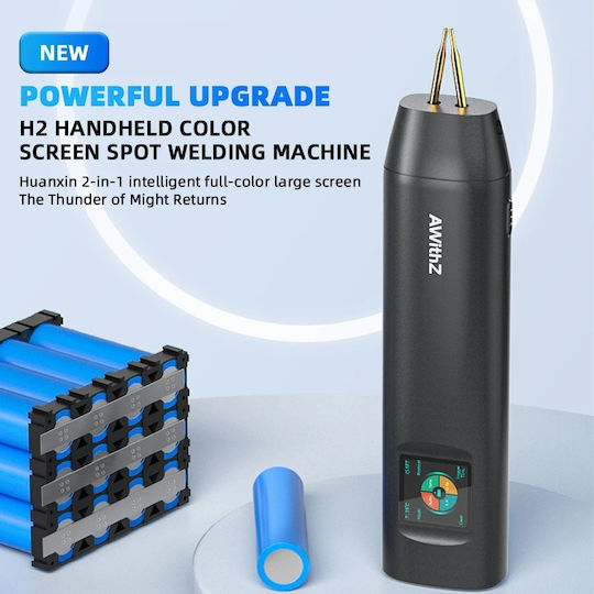 Adjustable Portable Spot Welder Automatic Trigger Digital Display Soldering Iron Battery